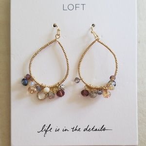 Loft earrings, NWT